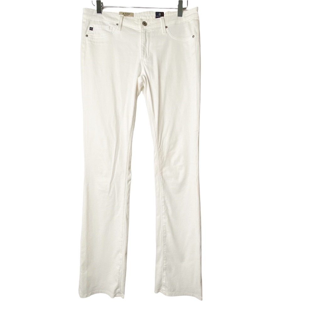 AG Adriano Goldschmied The Ballad Slim Boot Jeans Coastal Grandma White Size 29R - Picture 7 of 15